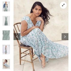 NWOT Banana Republic floral maxi dress